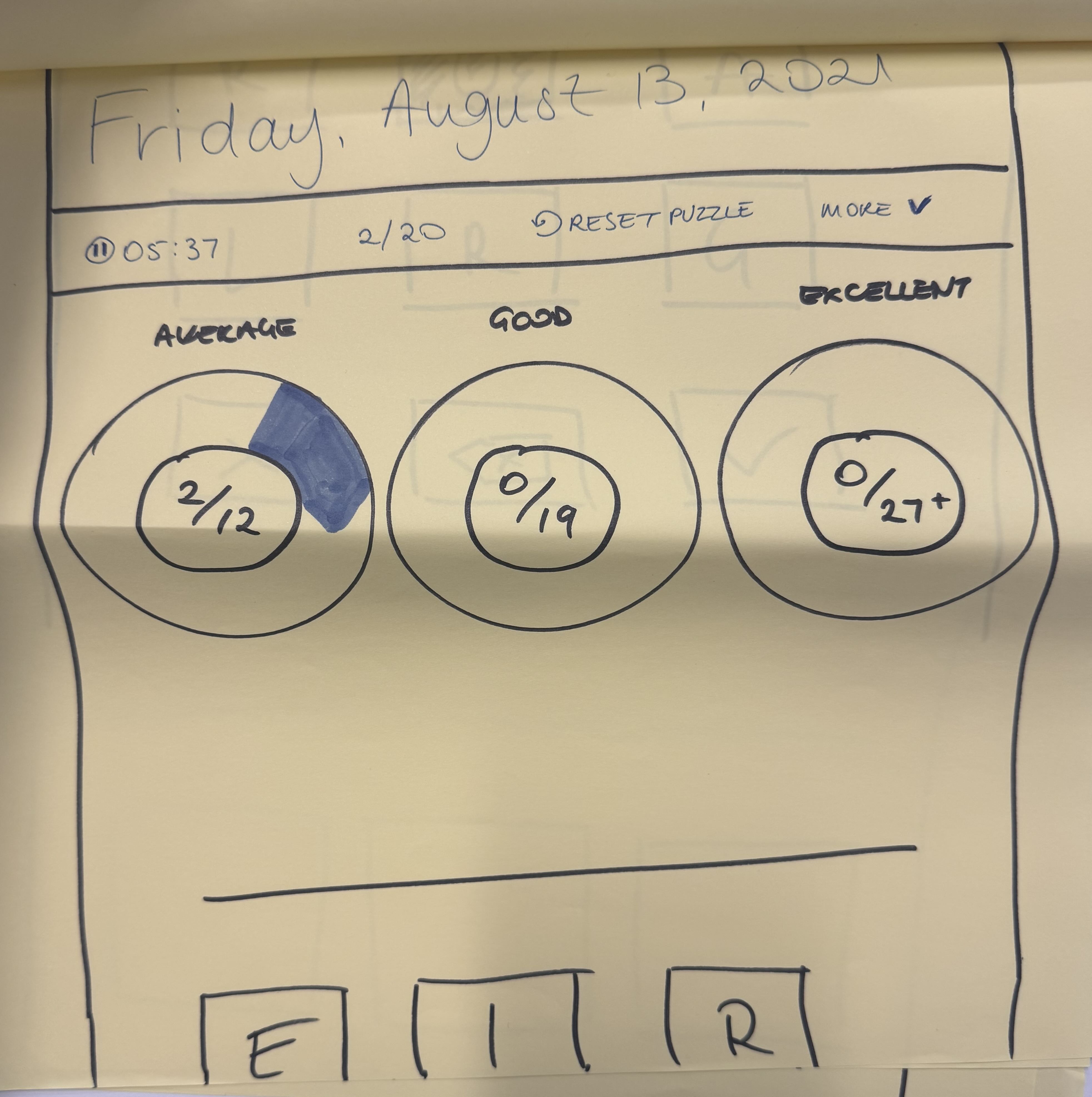 Photo of Target Time game completion design